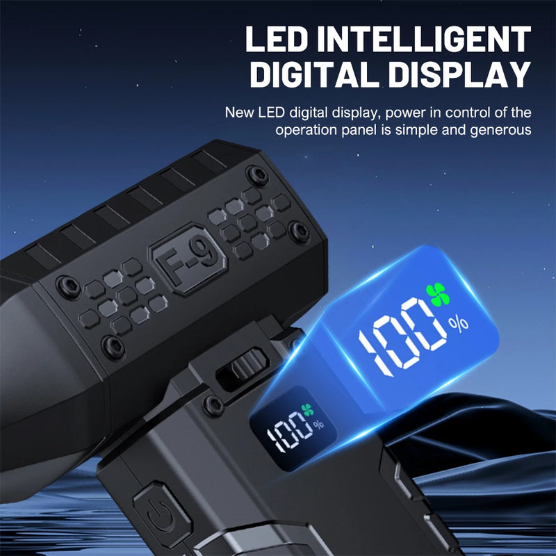 Soprador Turbo Portátil 160.000 RPM – Recarregável 6000mAh