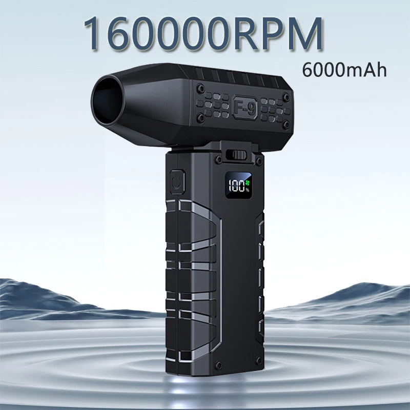 Soprador Turbo Portátil 160.000 RPM – Recarregável 6000mAh