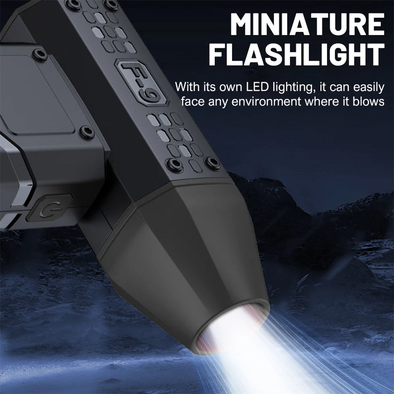 Soprador Turbo Portátil 160.000 RPM – Recarregável 6000mAh